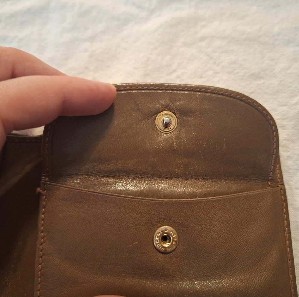 Brown Valentino Monogram Bifold Wallet - Picture 7 of 9